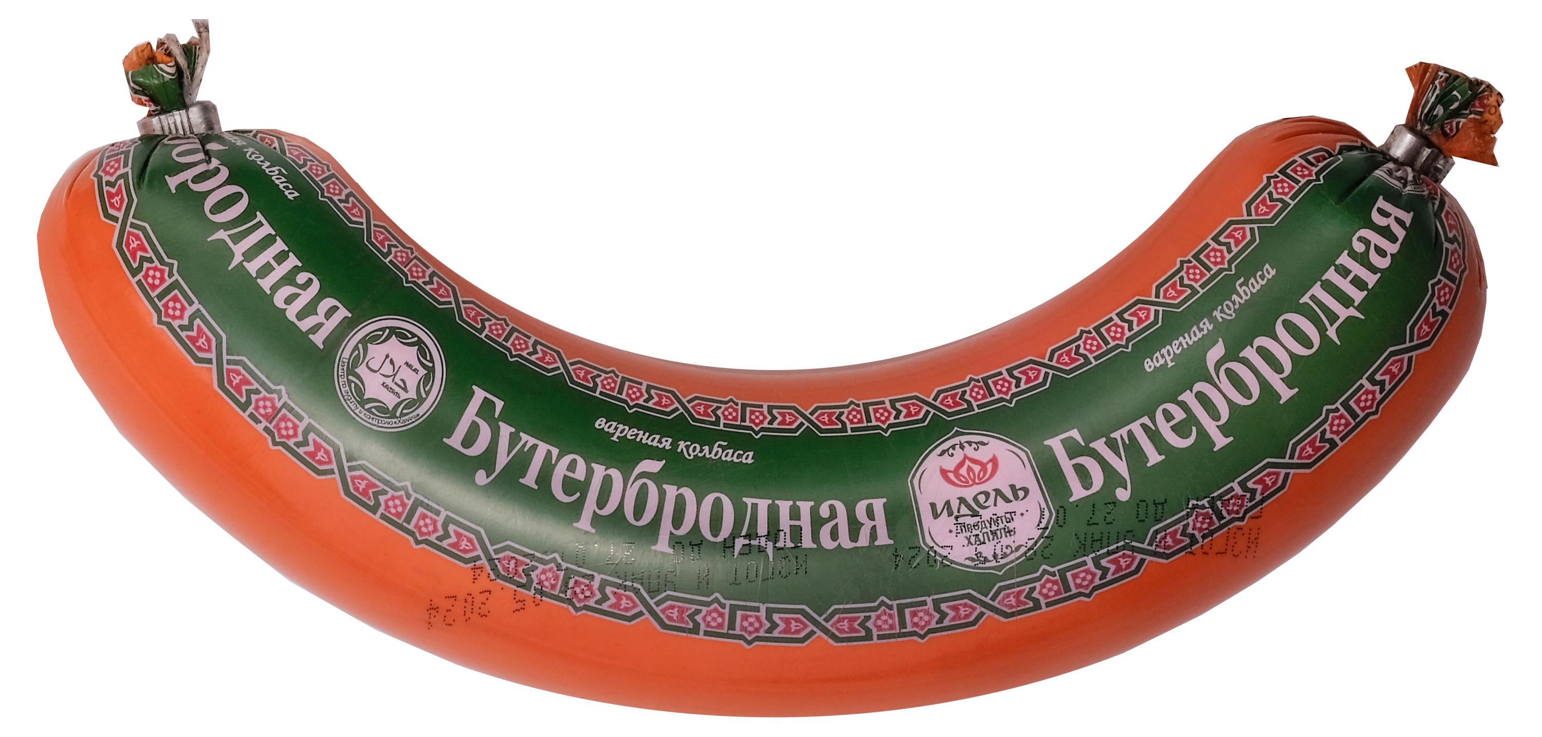 

Колбаса вареная Идель Бутербродная Халяль, 400 г