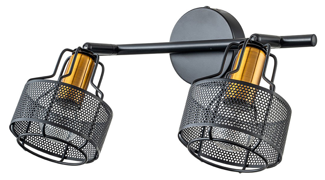 

Светильный настенный Escada Zoom 1100/2A Black/Gold E14х40W