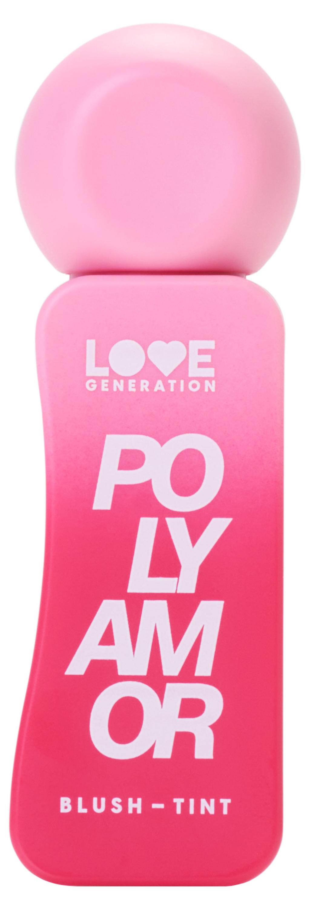 

Румяна-тинт для лица Love generation Polyamor тон 01 нежно-розовый, 1,8 мл