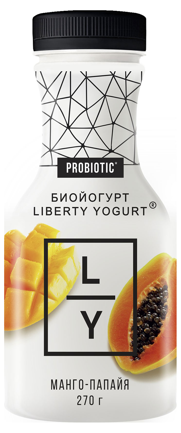 

Биойогурт питьевой Liberty манго папайя БЗМЖ, 270 г