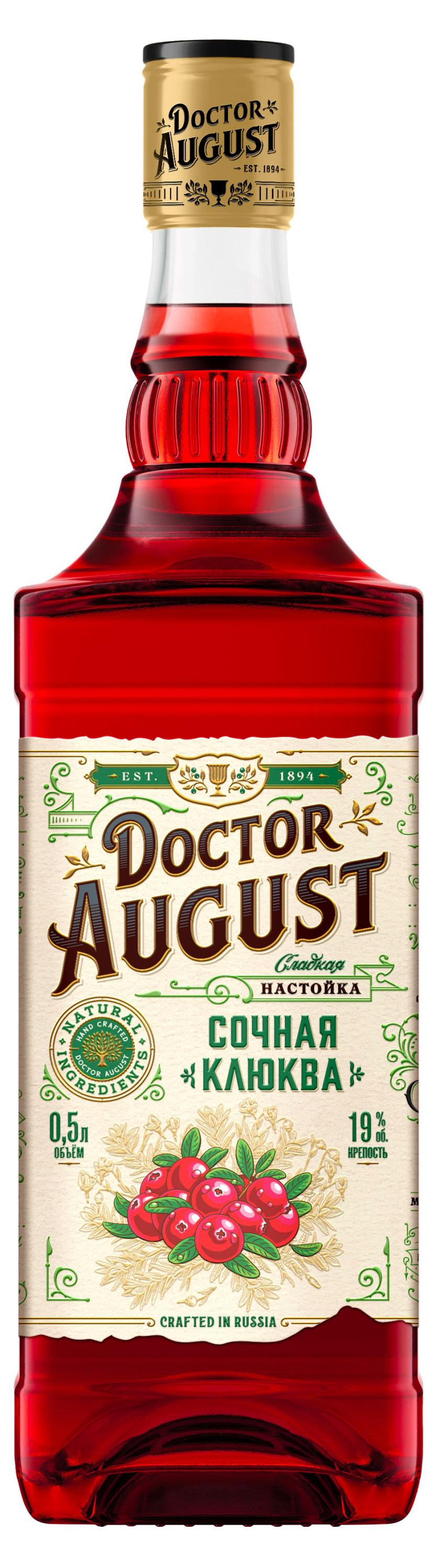 

Настойка Doctor August Сочная клюква Россия, 0,5 л