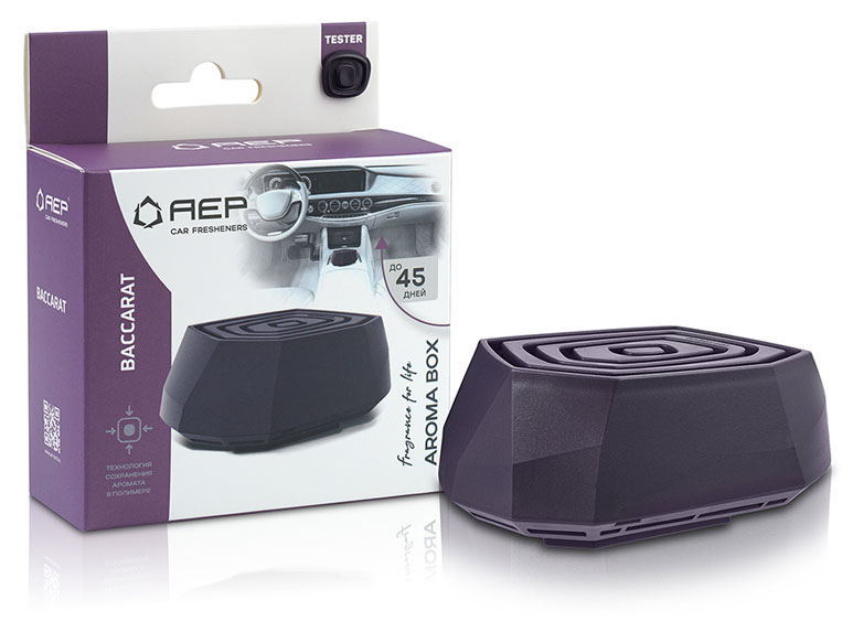 

Ароматизатор на приборную панель АЕР AROMA BOX Baccarat