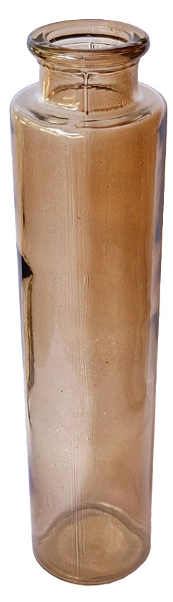 

Ваза NinaGlass Столбик стеклянная коричневая, 21 см