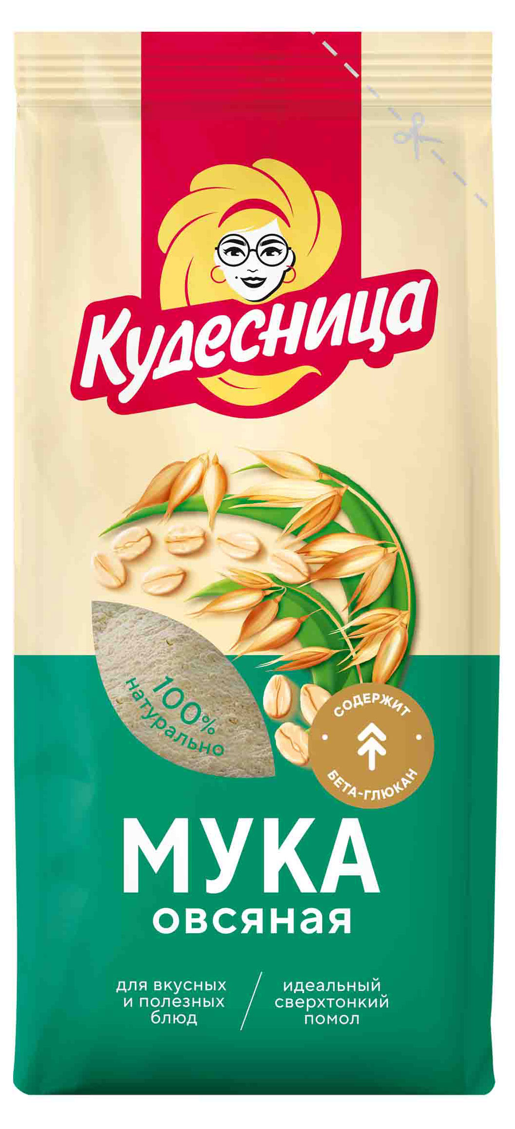 

Мука овсяная Кудесница, 400 г
