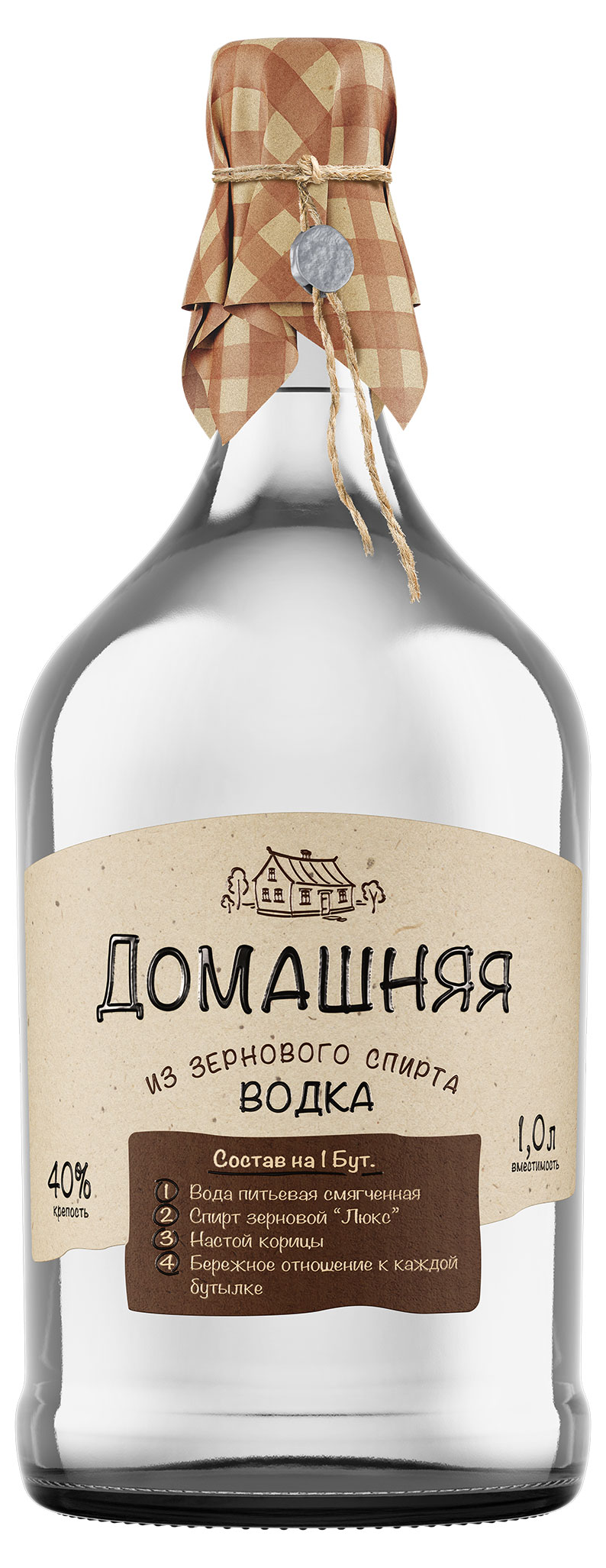 

Водка Домашняя Россия, 1 л