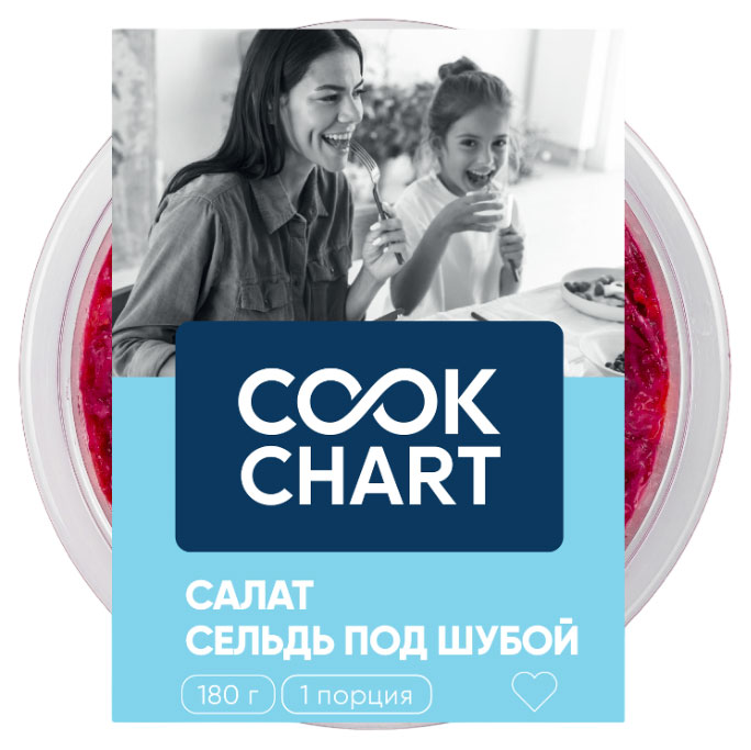 

Салат Cook Chart сельдь под шубой, 180 г