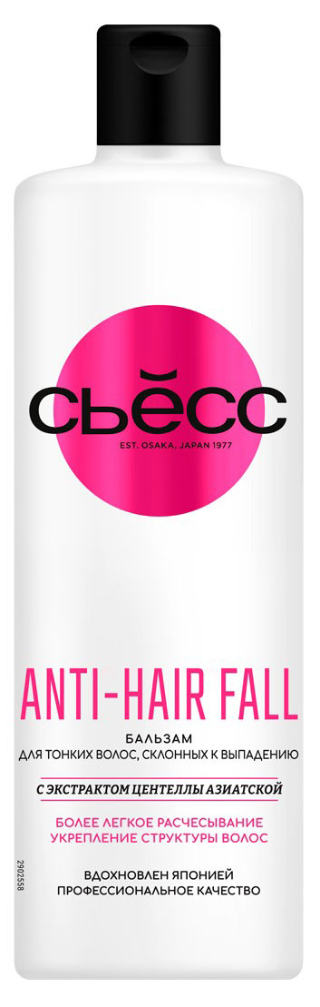 

Бальзам для волос Сьёсс Anti-Hair Fall для тонких волос склонных к выпадению, 450 мл