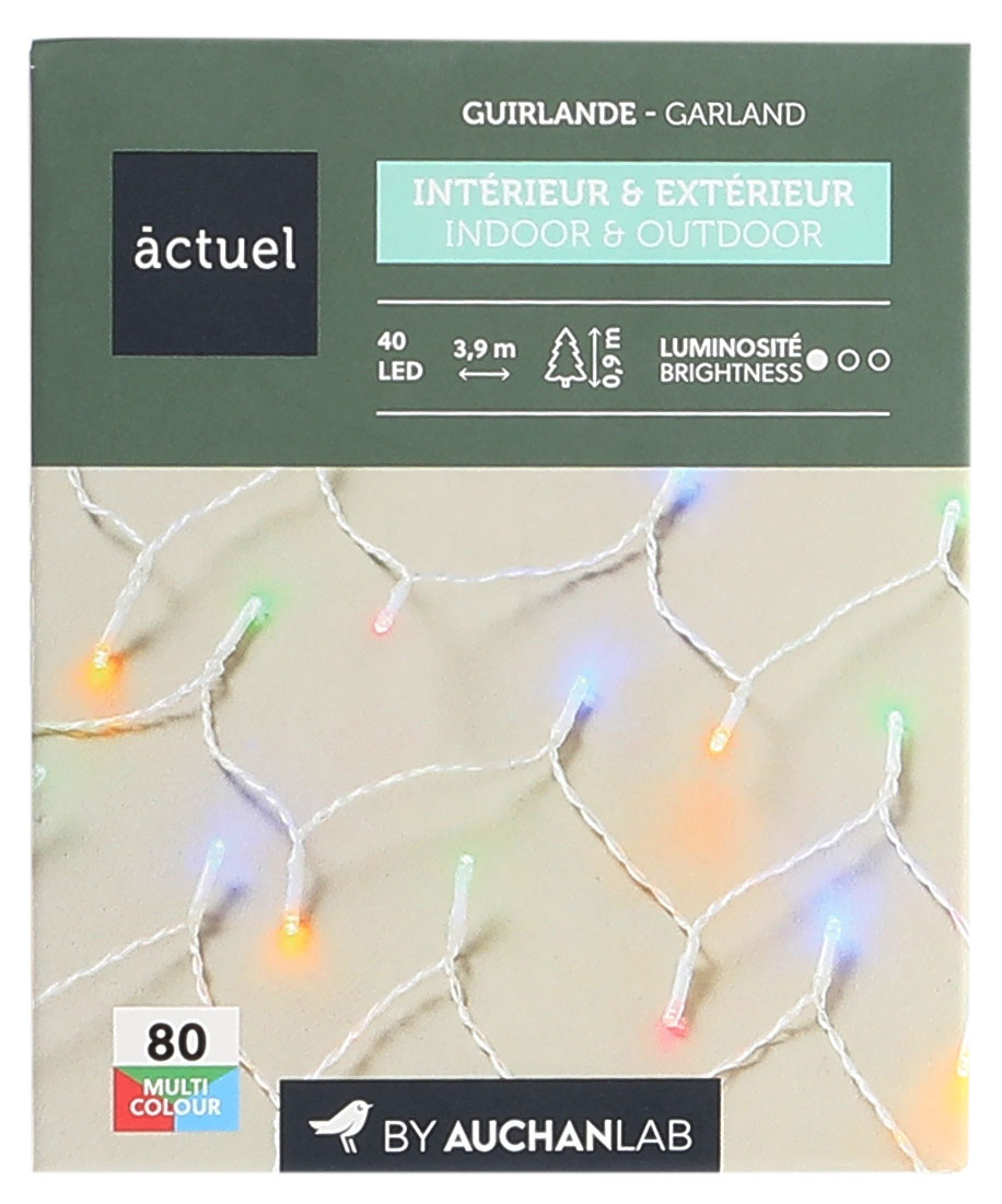 

Электрогирлянда Actuel на батарейках 40 LED, 3,9 м