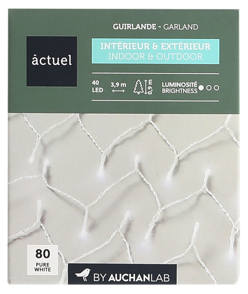 

Электрогирлянда Actuel на батарейках 40 LED, 3,9 м