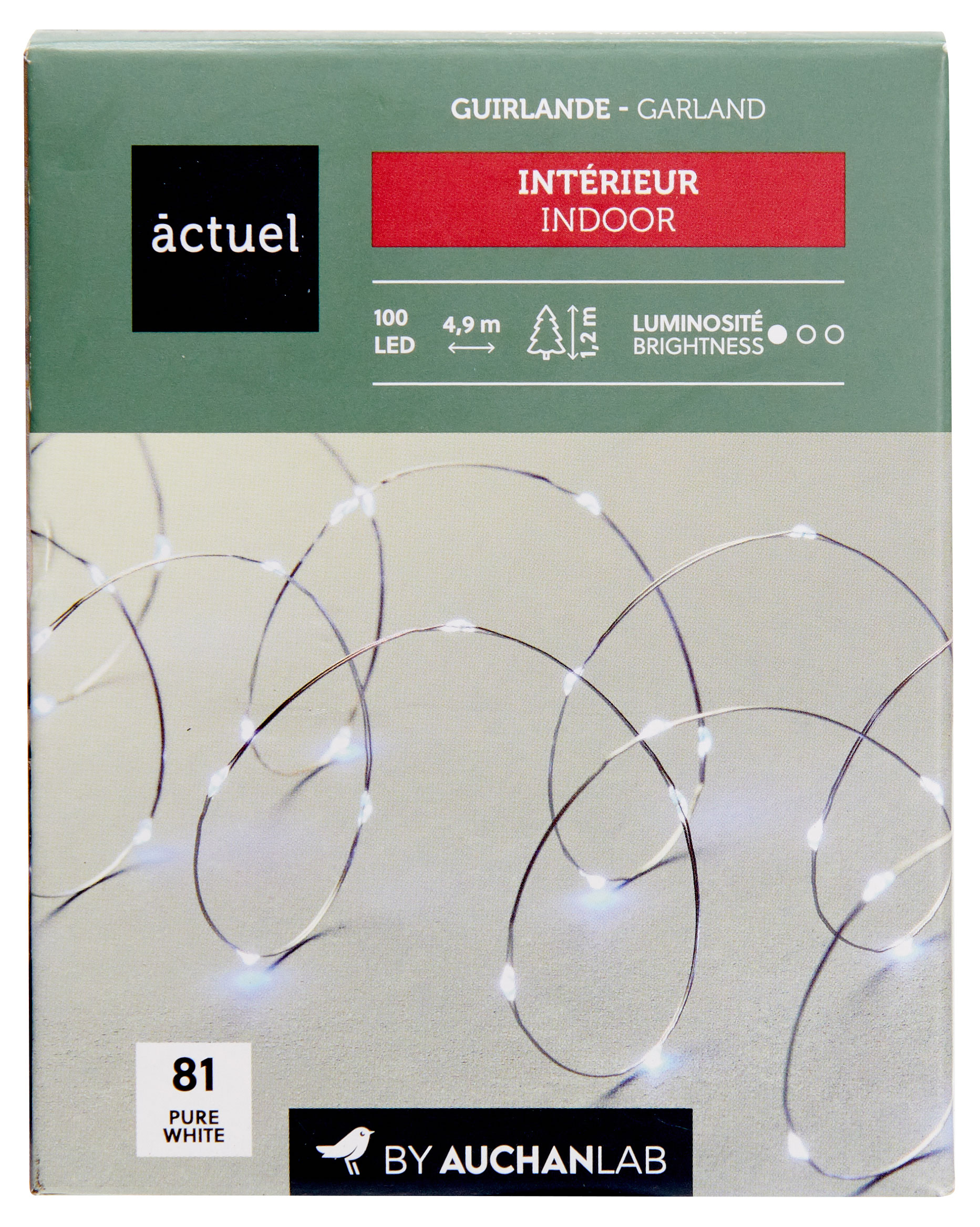 

Электрогирлянда Actuel Роса USB 100 LED, 4,9 м