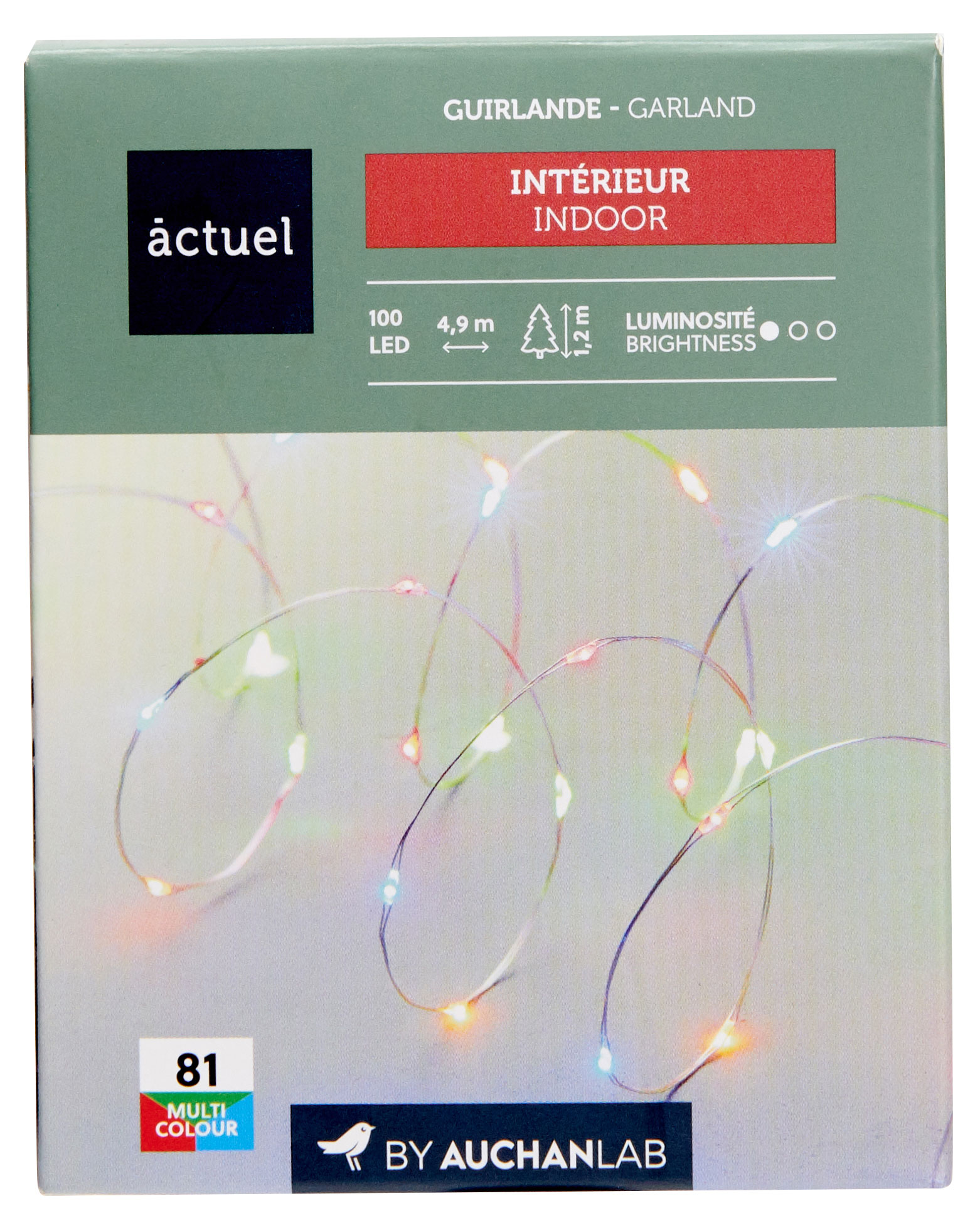 

Электрогирлянда Actuel Роса USB 100 LED, 4,9 м