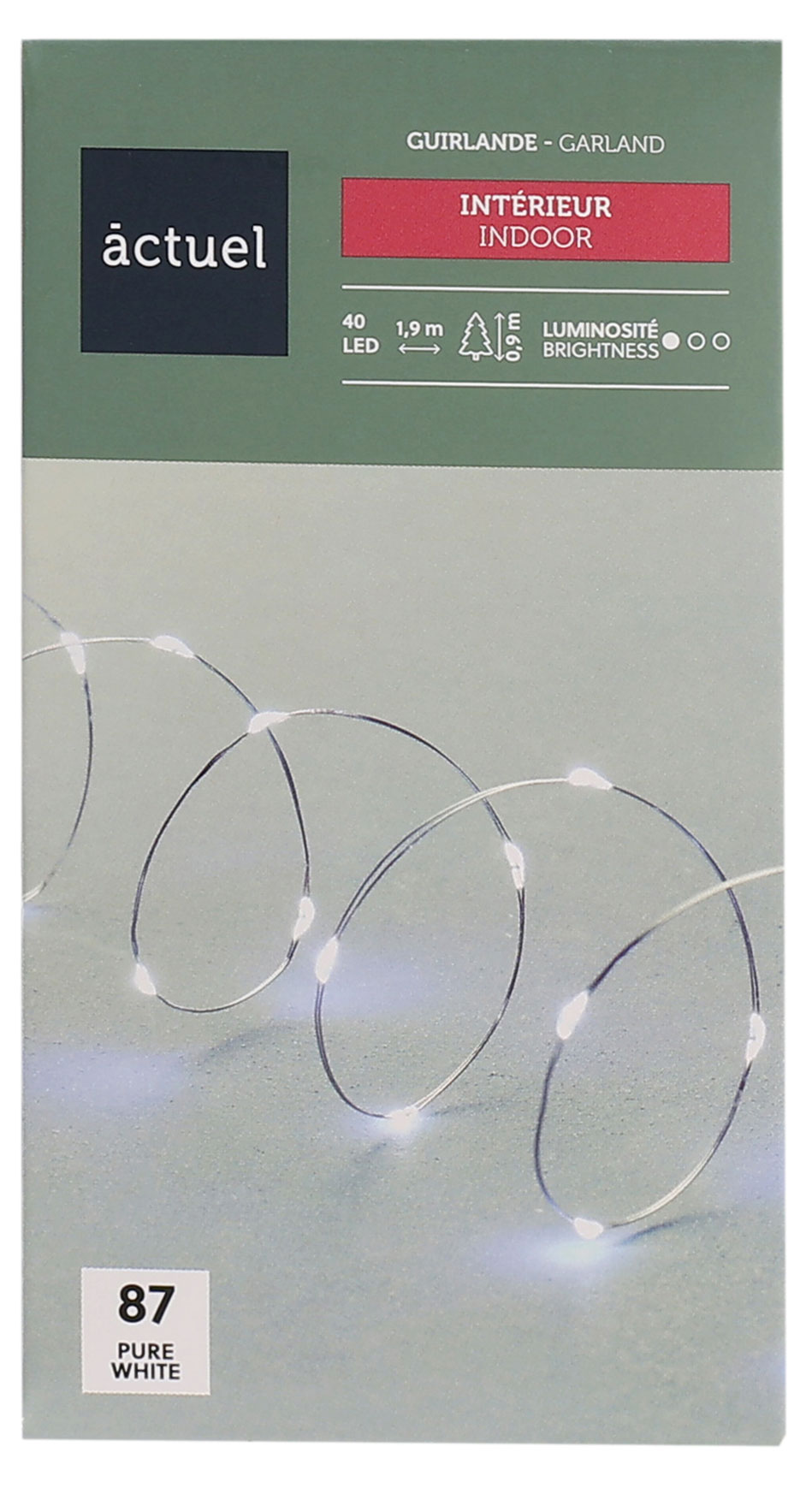 

Электрогирлянда Actuel на батарейках 40 LED, 1,9 м