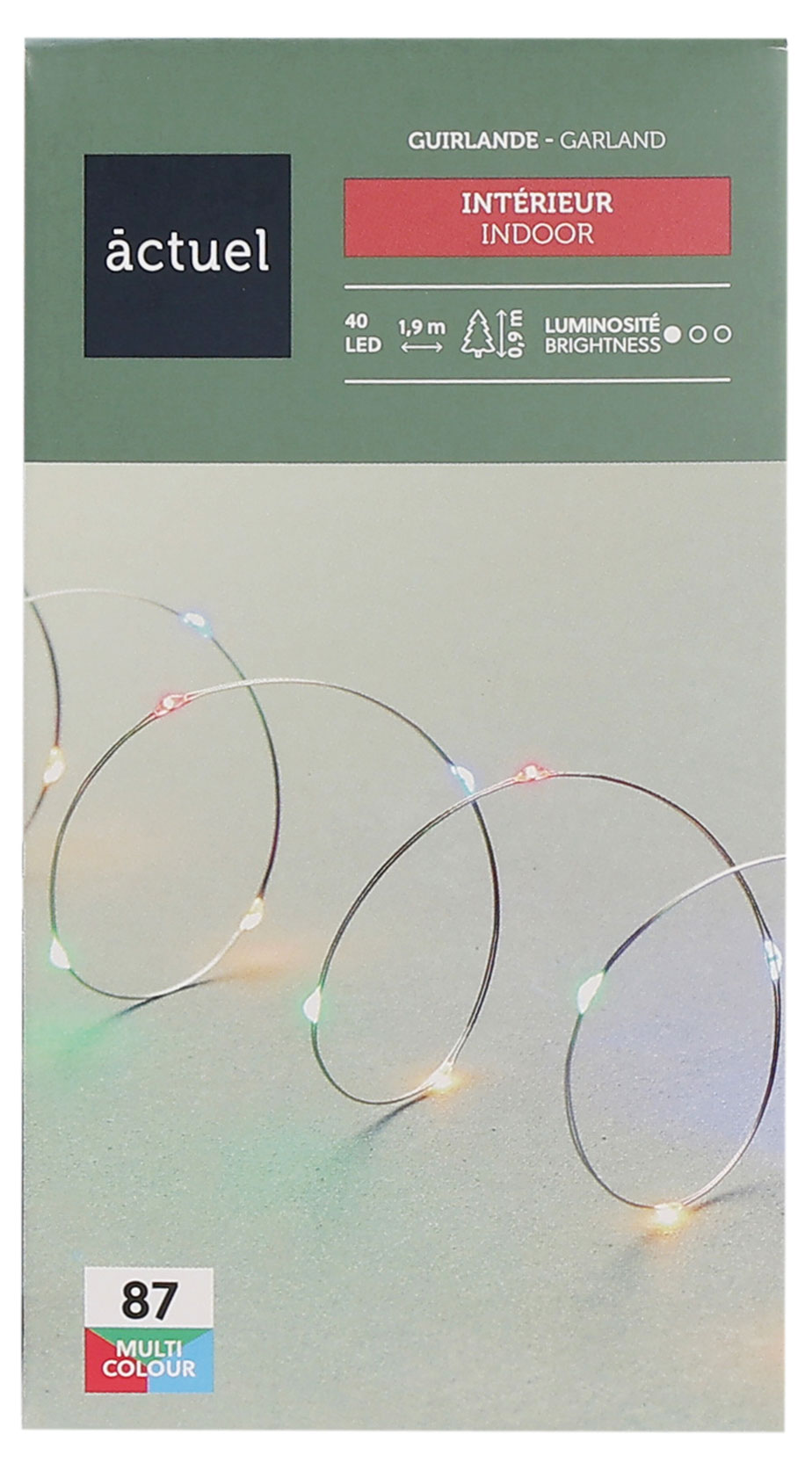 

Электрогирлянда Actuel на батарейках 40 LED, 1,9 м