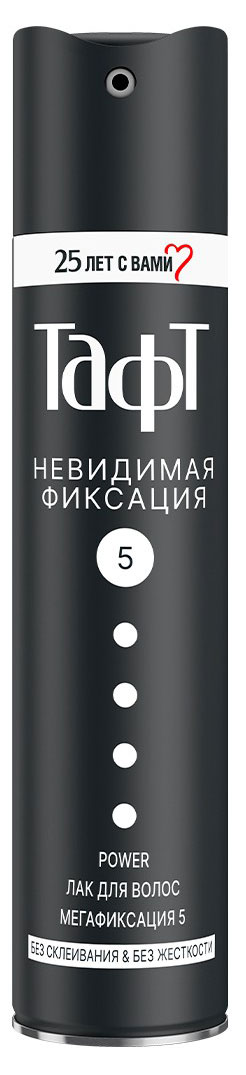 Тафт | Лак для волос «Тафт» Power Невидимая фиксация мегафиксация, 225 мл