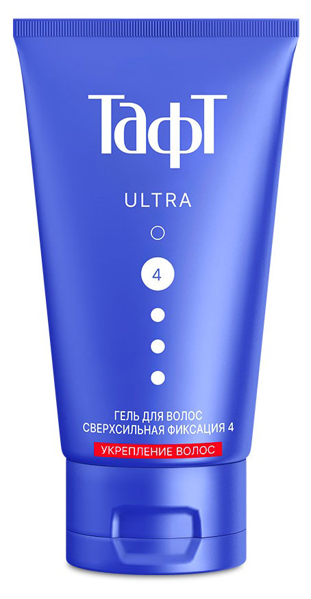 Тафт | Гель для волос «Тафт» Ultra Укрепление волос сверхсильная фиксация 4, 150 мл