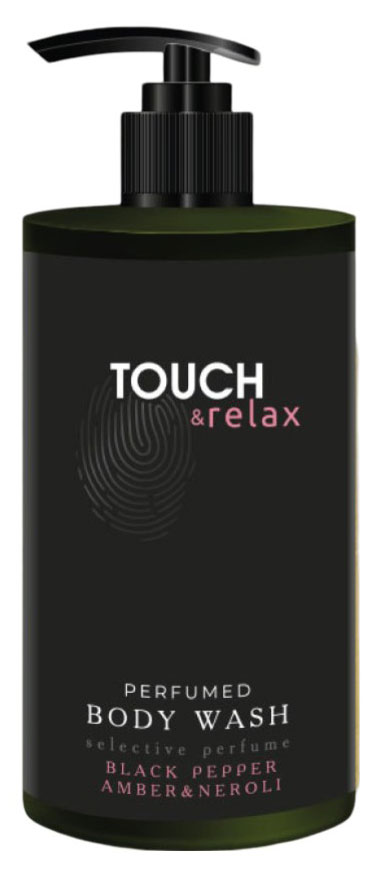 

Гель для душа парфюмированный Touch& Relax Черный перец нероли и амбра, 450 мл