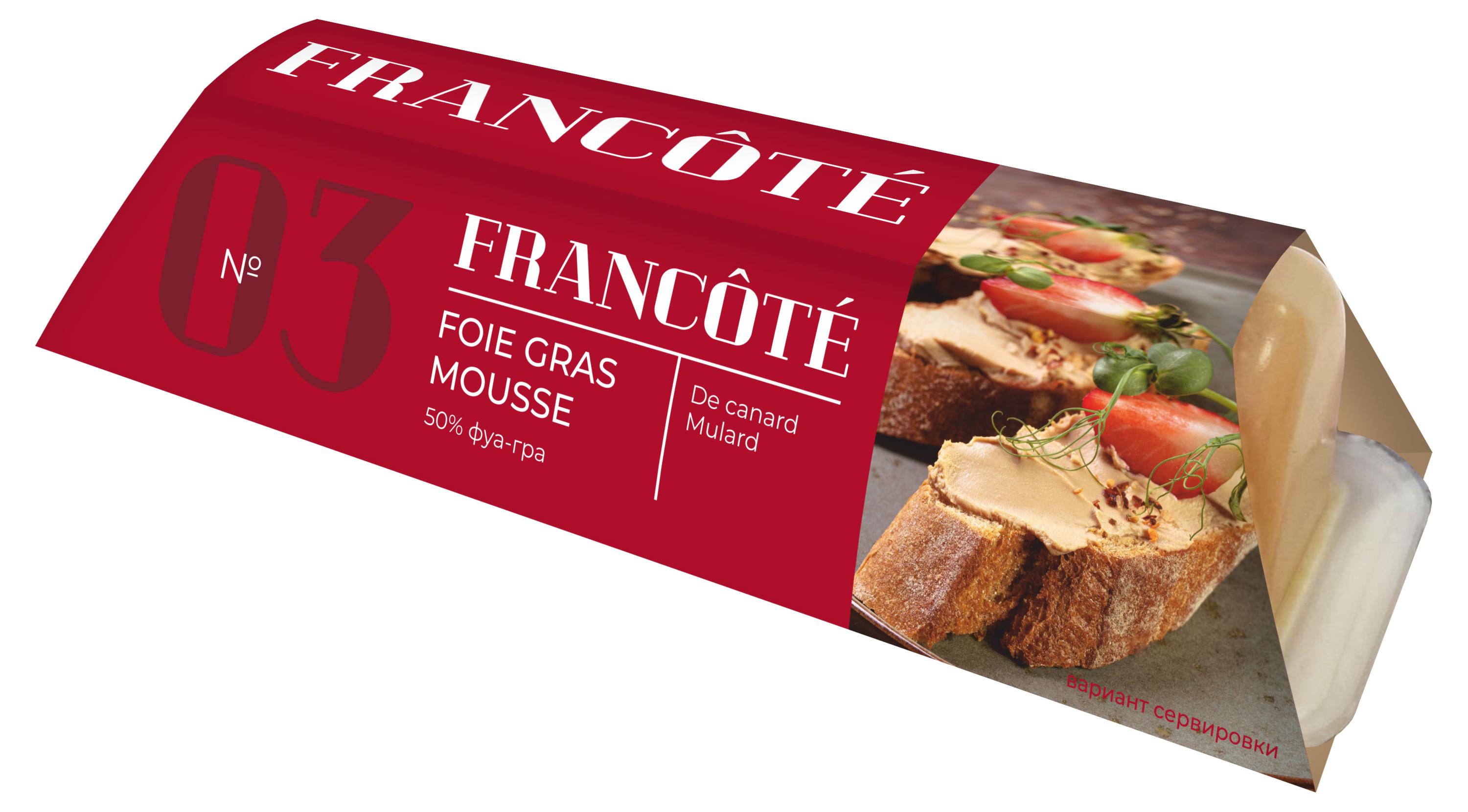 

Мусс утиный Галерея Вкуса Francote Парфе с фуа-гра и коньяком, 85 г