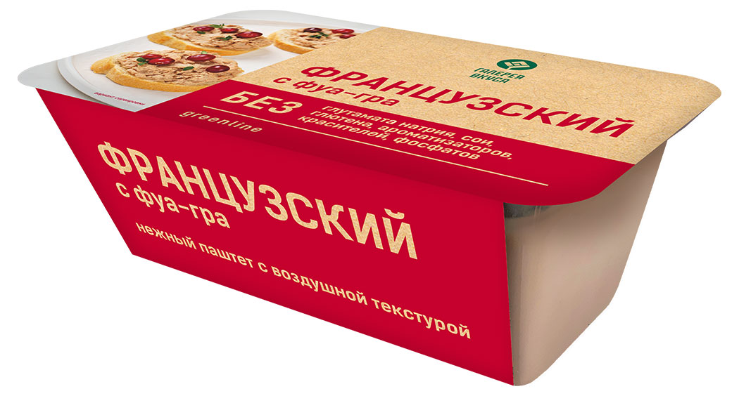 

Паштет из печени птиц Галерея Вкуса Французский с фуа-гра, 146 г