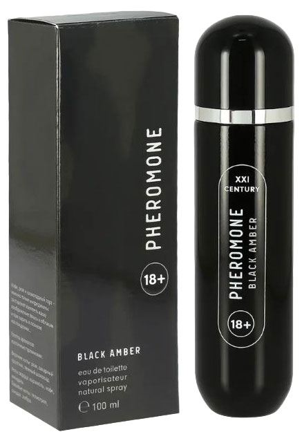 

Туалетная вода XXI CENTURY с феромонами black amber, 100 мл