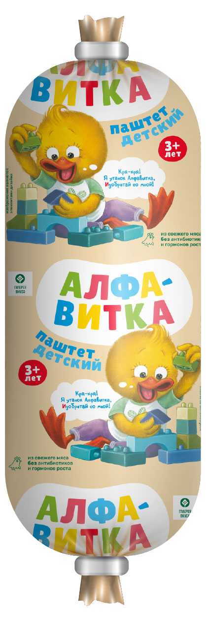 

Паштет Алфавитка из нежного филе цыпленка для детей без глютена, 90 г