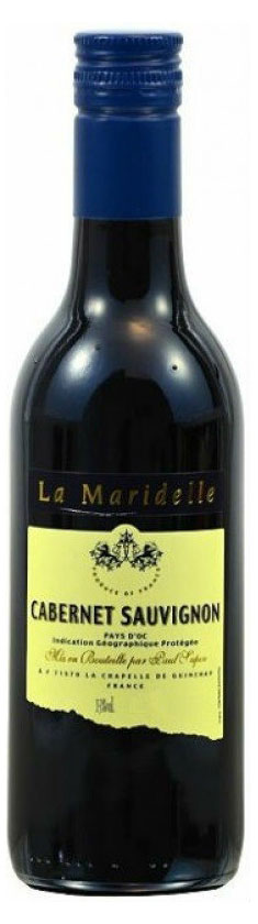 

Вино Le Maridelle Cabernet Sauvignon красное сухое Франция, 0,187 л