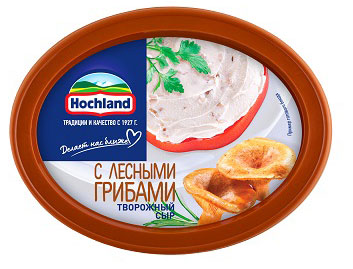 

Сыр творожный Hochland с лесными грибами, 140 г