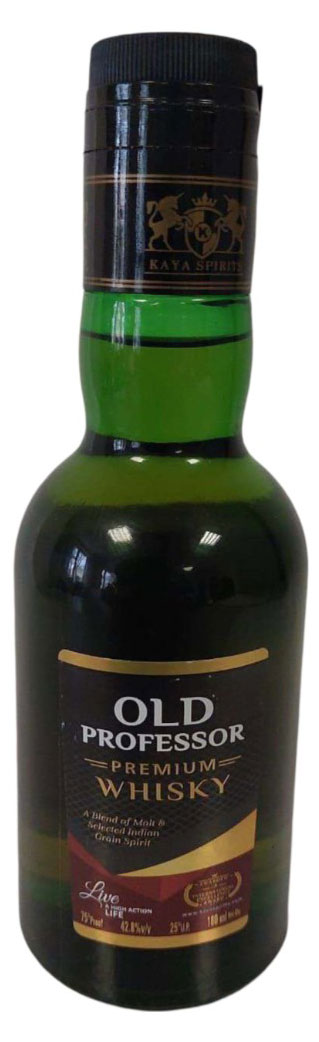

Виски купажированный Old Professor Premium Индия, 0,18 л