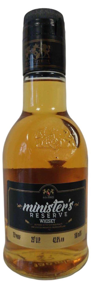 

Виски Minister's Reserve Индия, 0,18 л