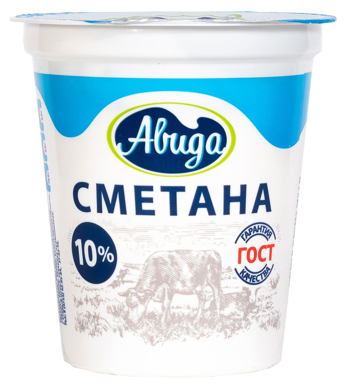 Изображение товара Сметана 10% Авида БЗМЖ 300 г порционный стакан