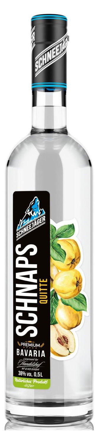 

Настойка горькая Schnee Jager Schnaps Quitte айва Россия, 0,5 л