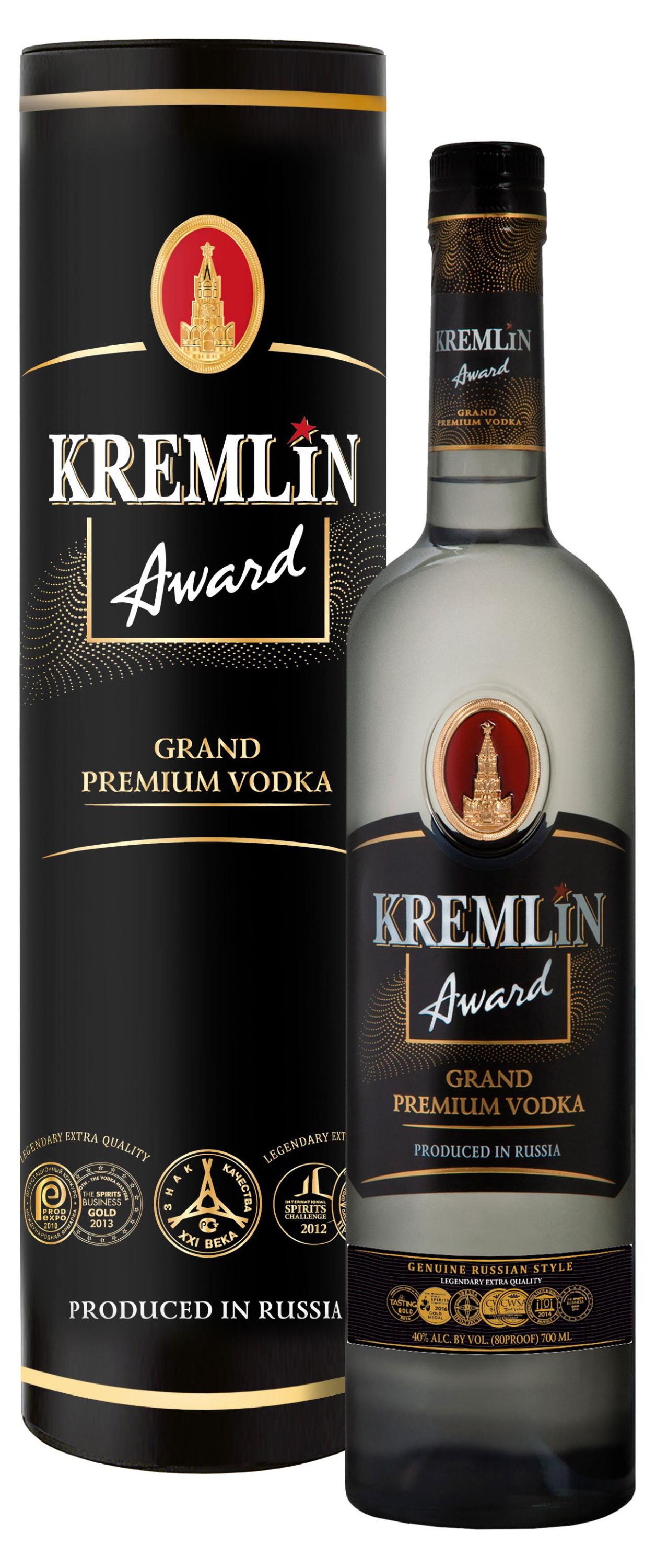 

Водка Kremlin Award в подарочной упаковке Россия, 0,7 л
