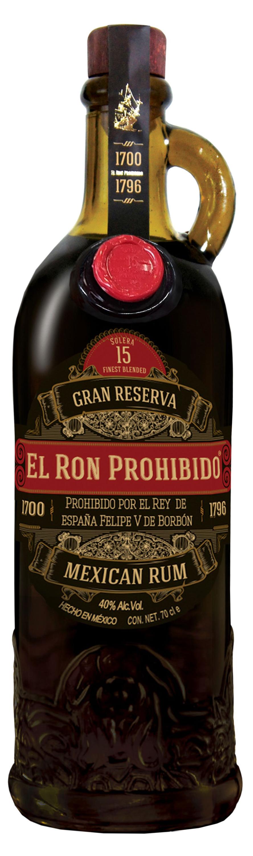 

Ром El Ron Prohibido 15 лет Мексика, 0,7 л