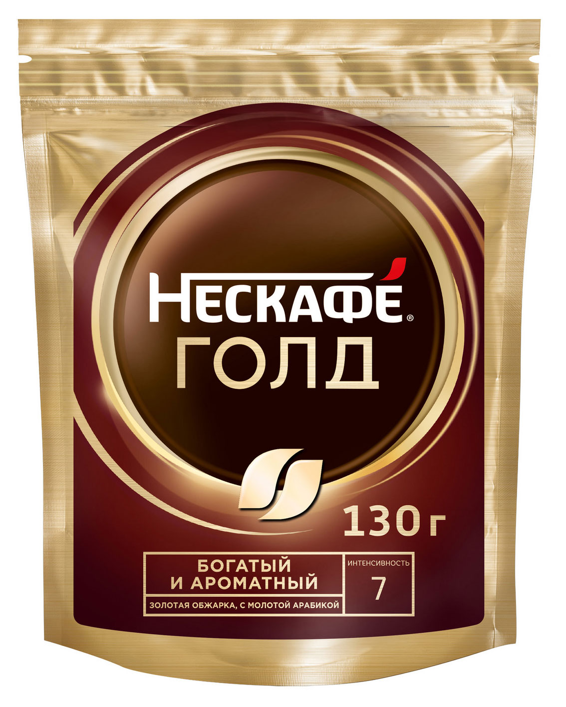 

Кофе растворимый Нескаф GOLD с добавлением молотого, 130 г