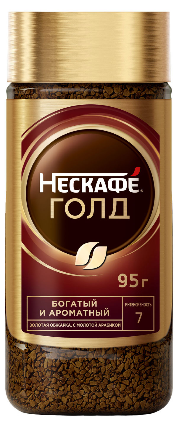 

Кофе растворимый Нескаф GOLD, 95 г