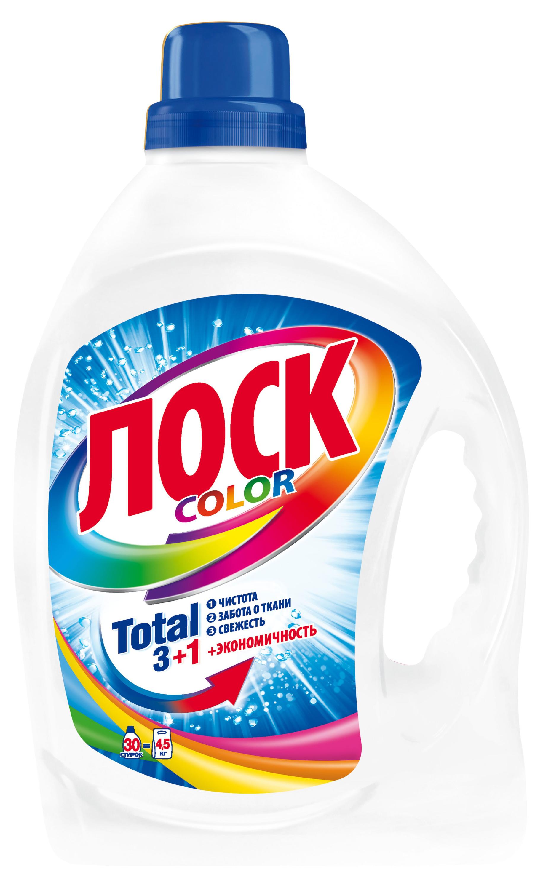 

Гель для стирки Лоск Color для цветного белья, 1,95 л (30 стирок)