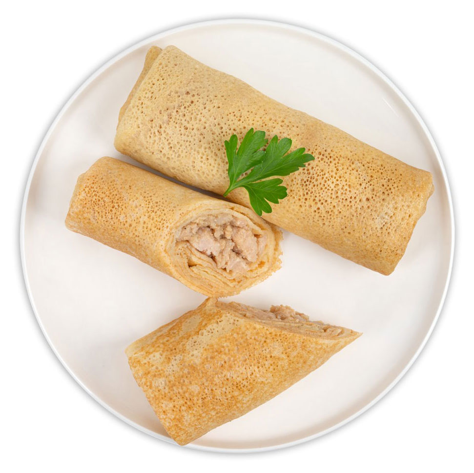 

Блины АШАН с курицей, вес