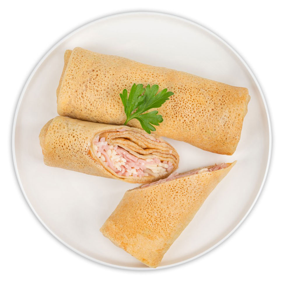 

Блинчики АШАН с ветчиной и сыром, вес