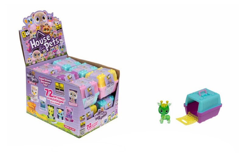 

Детская игрушка House Pets Питомец в переноске, 1 шт