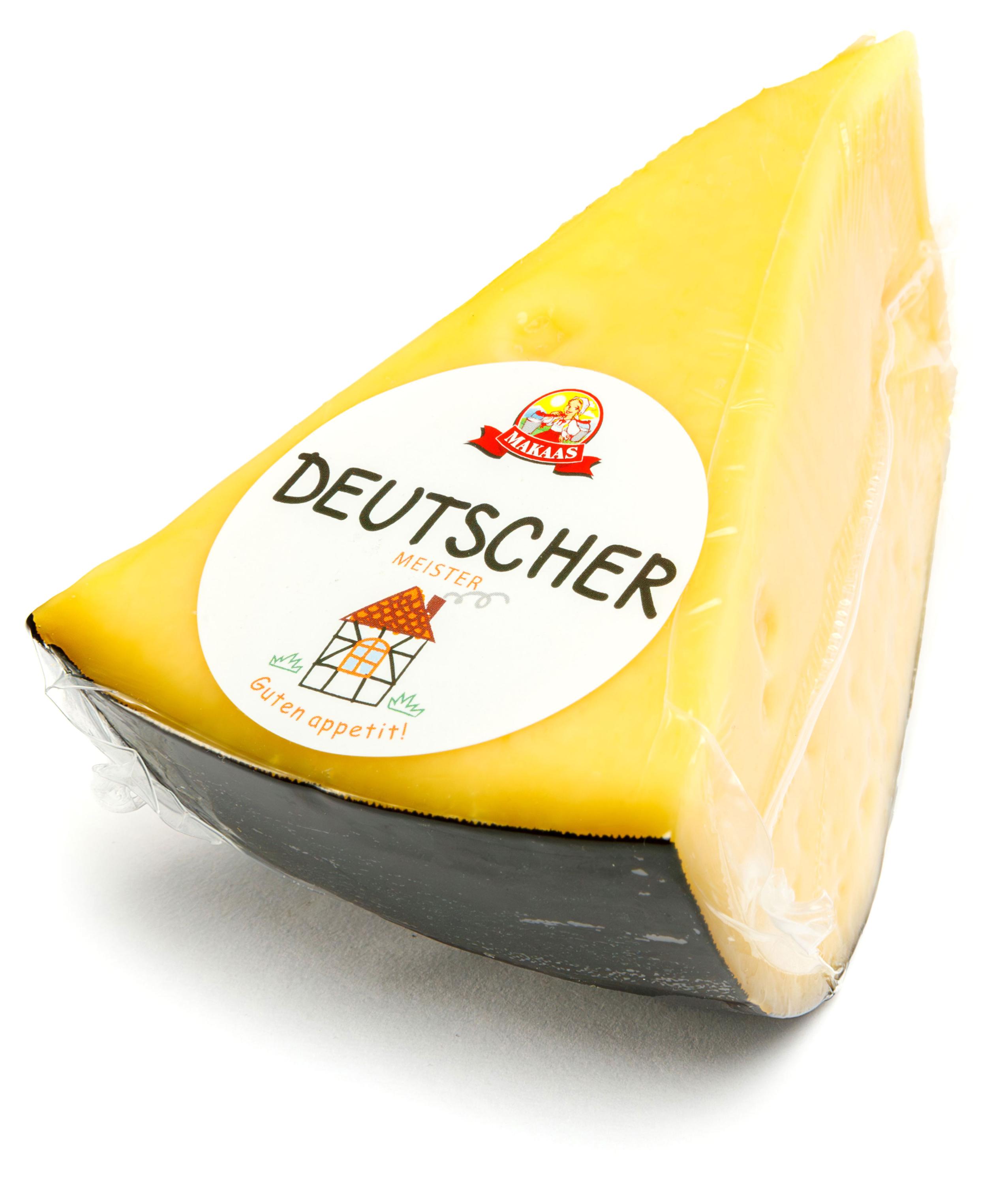 

Сыр полутвердый Deutscher meister Makaas 46% БЗМЖ ~ 250 г