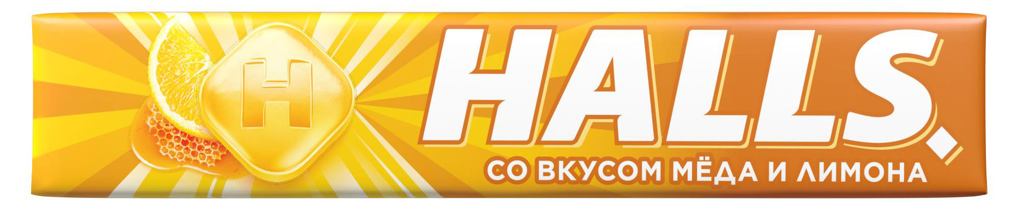 

Карамель леденцовая Halls со вкусом меда и лимона, 25 г