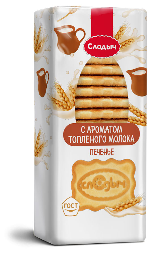 

Печенье Слодыч сахарное с ароматом топлёного молока, 390 г