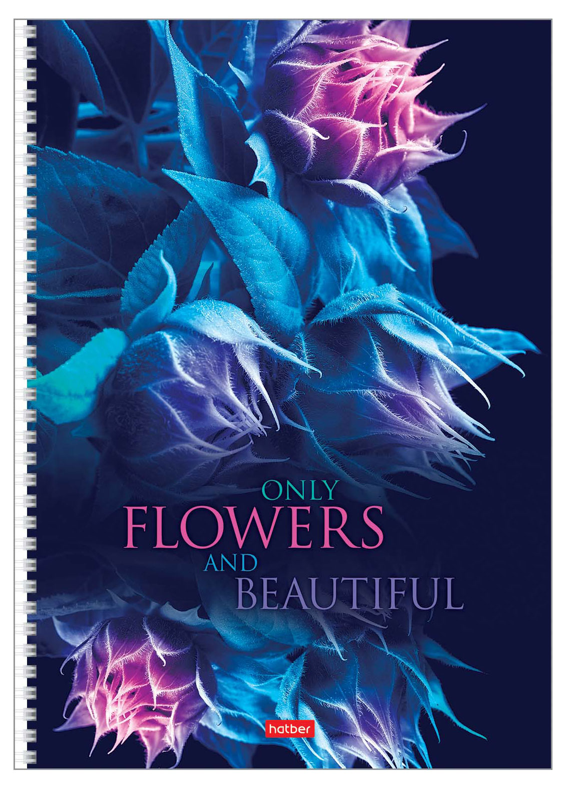 

Тетрадь Hatber Beautiful flowers клетка А4, 96 л в ассортименте