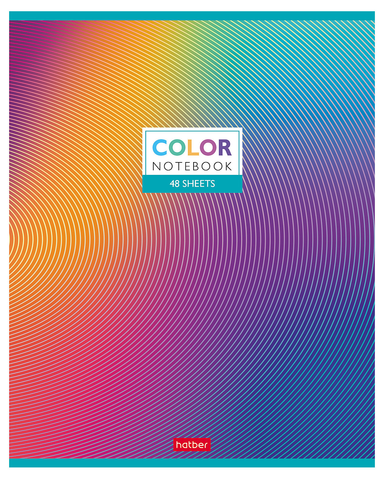 

Тетрадь Hatber Color на скобе клетка А5, 48 л в ассортименте