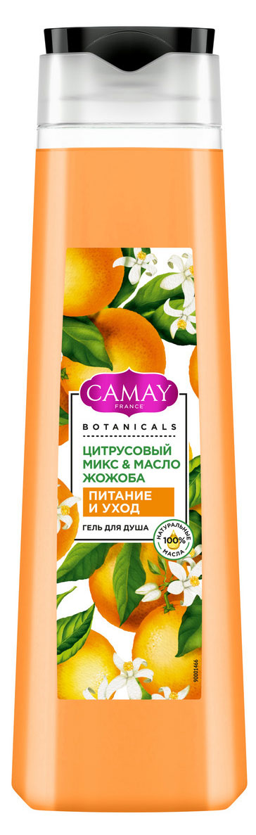 

Гель для душа Camay цитрусовый микс и масло жожоба, 400 мл