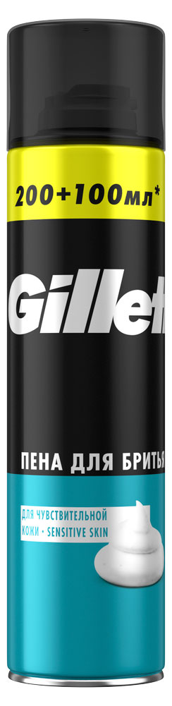 

Пена для бритья Gillette Classic мужская для чувствительной кожи, 300 мл