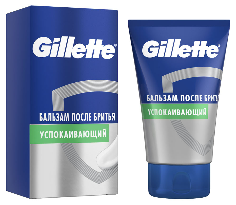 

Бальзам после бритья Gillette мужской Успокаивающий, 100 мл