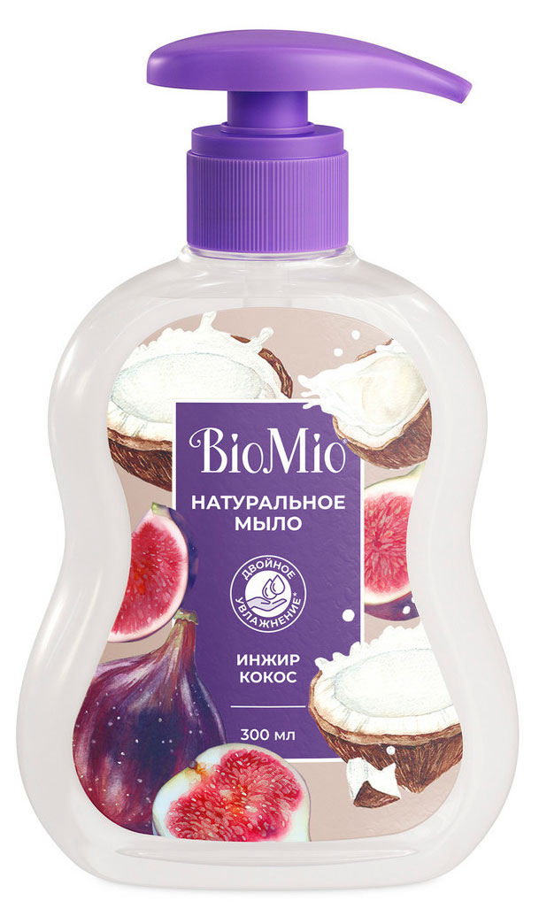 

Мыло жидкое BioMio Инжир кокос, 300 мл
