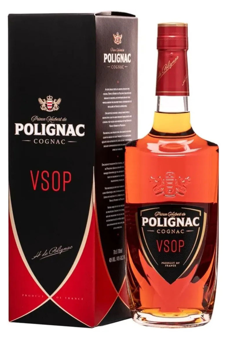 

Коньяк Prince Hubert de Polignac VSOP в подарочной упаковке Франция, 0,7 л