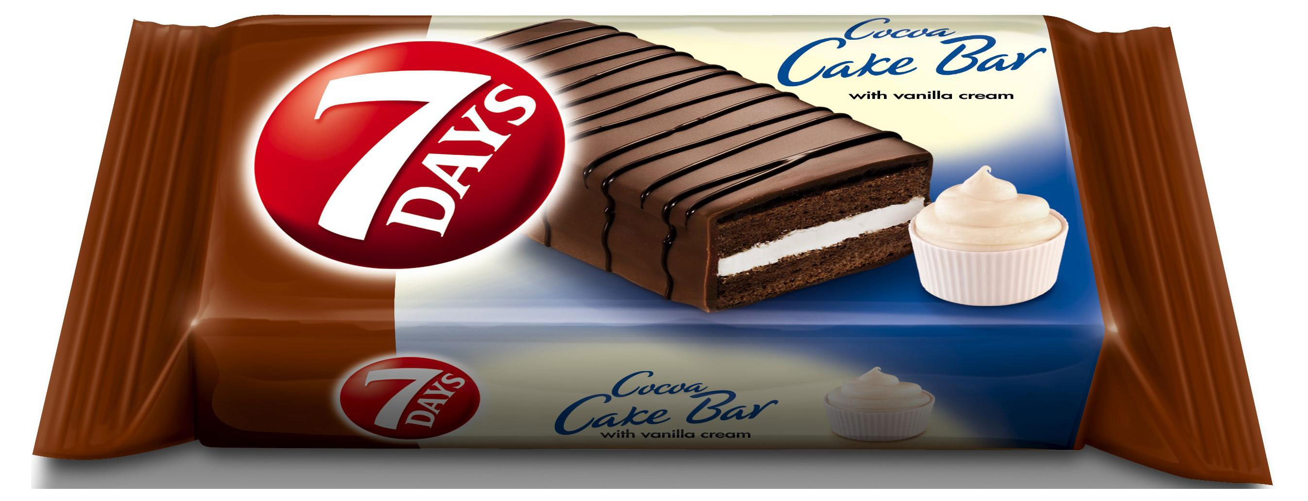 

Пирожное бисквитное 7Days Cake Bar глазированное с ванилью, 35 г