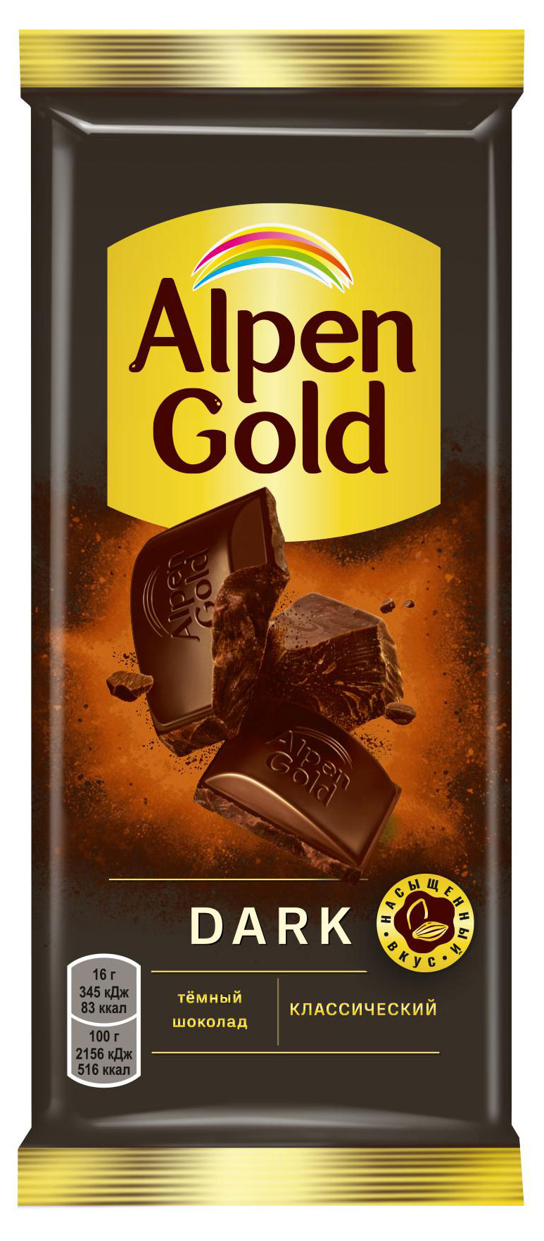 

Шоколад Alpen Gold темный, 80 г